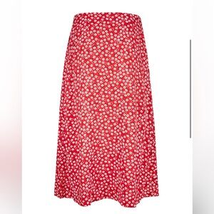 Kmart AMP Juniors Long Pink Floral Skirt, New with tags (NWT), Small